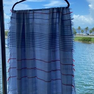 Melrose & Market Oversized Lightweight Blue Scarf